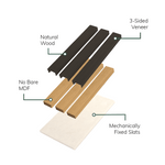 Black Oak Acoustic Slatwall Sample