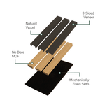 Black Oak Acoustic Slatwall Sample