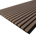 Deep Walnut Acoustic Slatwall Panels