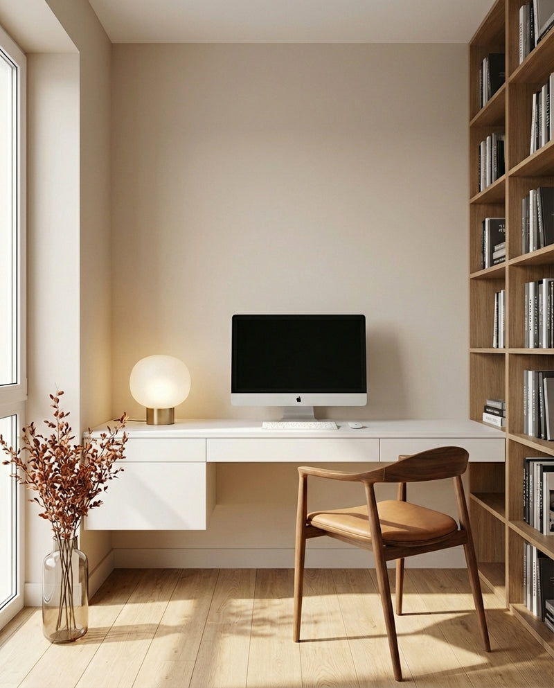 Before — Beige Felt - Office 