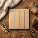 Natural Oak Wide Acoustic Slatwall Sample