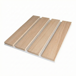 Natural Oak Wide Acoustic Slatwall Sample