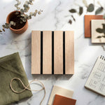 Natural Oak Wide Acoustic Slatwall Sample