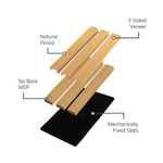 Natural Oak Acoustic Slatwall Sample