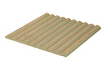 Ribbed MDF Panels Sample
