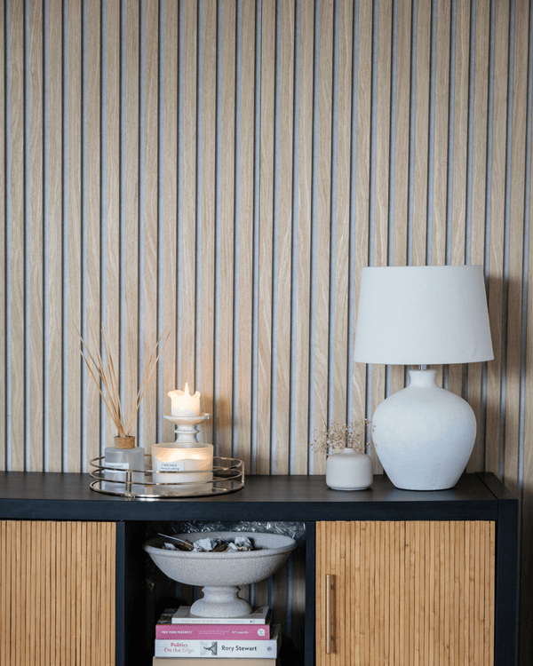 Natural Oak Acoustic Slatwall Panels