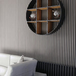 Grey Oak Acoustic Slatwall Panels