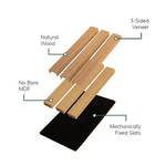 Walnut Acoustic Slatwall Sample