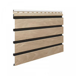 Natural Oak Outdoor Slatwall Sample