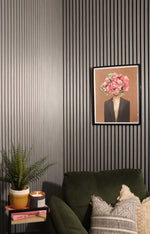 Grey Oak Acoustic Slatwall Panels