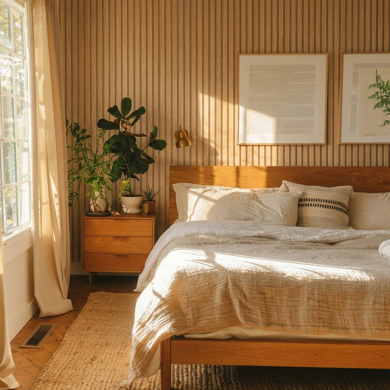 After — Beige Felt - Bedroom